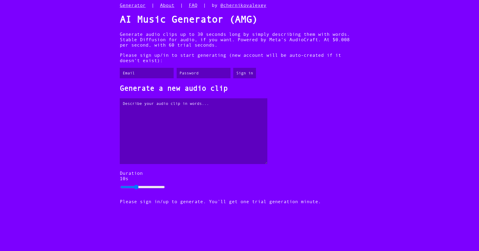 Generador de música AI