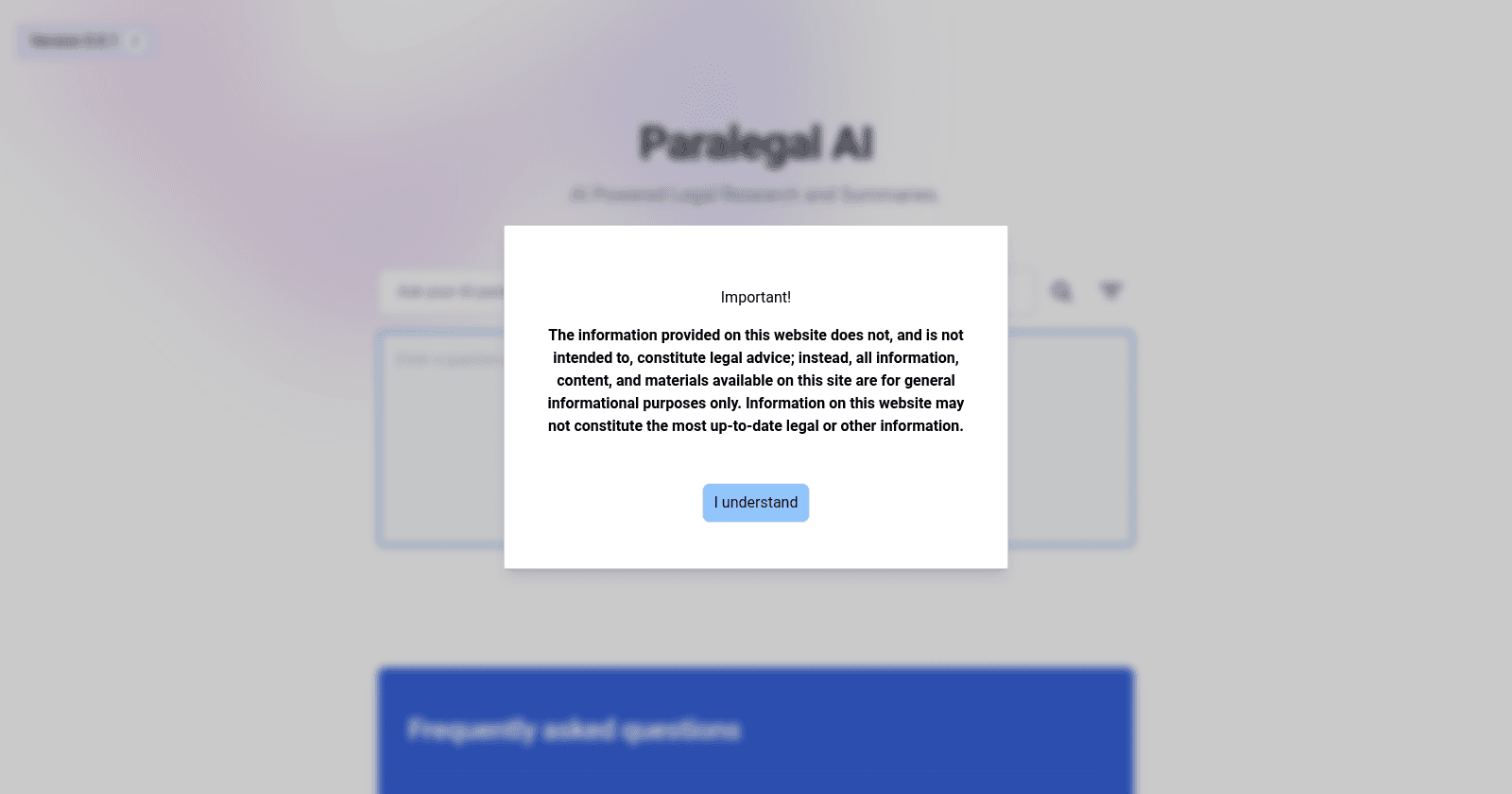 Paralegal AI